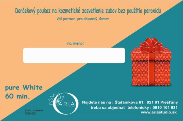 Darčekový poukaz pure White - Image 2